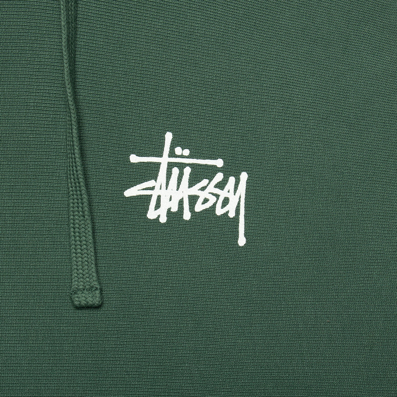Stussy | Basic Stussy Pig. Dyed Hoodie Style # 1924879P Color : Forest