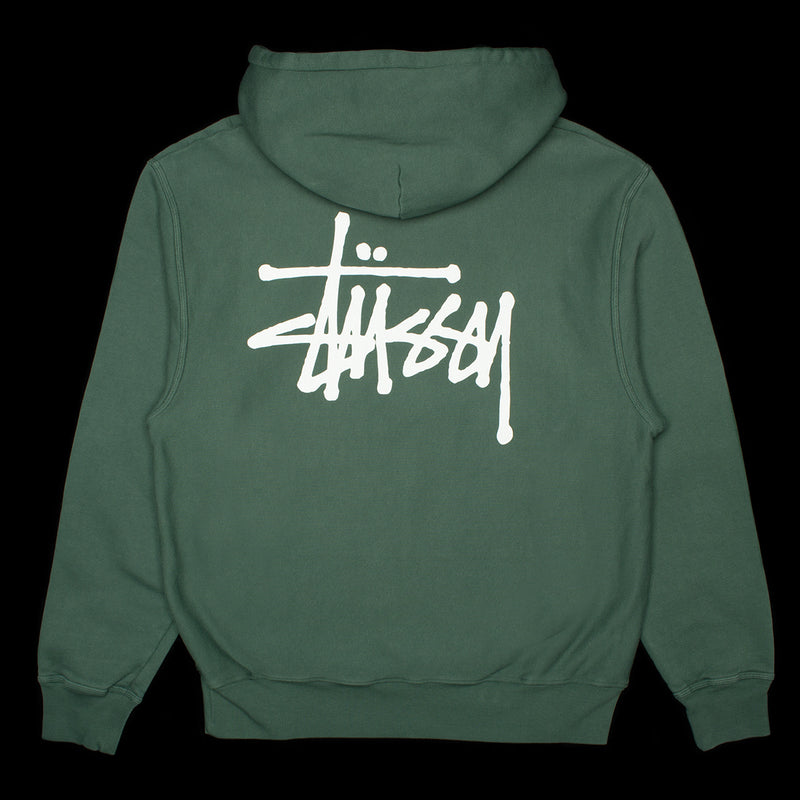 Stussy | Basic Stussy Pig. Dyed Hoodie Style # 1924879P Color : Forest