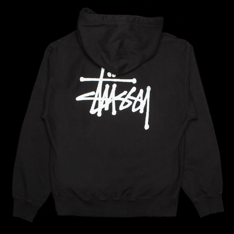 Stussy | Basic Stussy Pig. Dyed Hoodie Style # 1924879P Color : Black