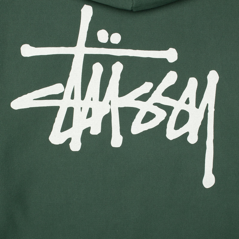 Stussy | Basic Stussy Pig. Dyed Hoodie Style # 1924879P Color : Forest