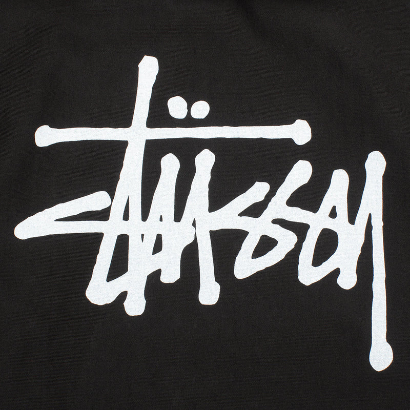 Stussy | Basic Stussy Pig. Dyed Hoodie Style # 1924879P Color : Black