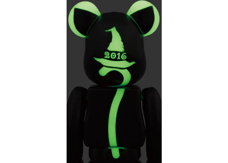Bearbrick 2016 Halloween 400% Black/Green