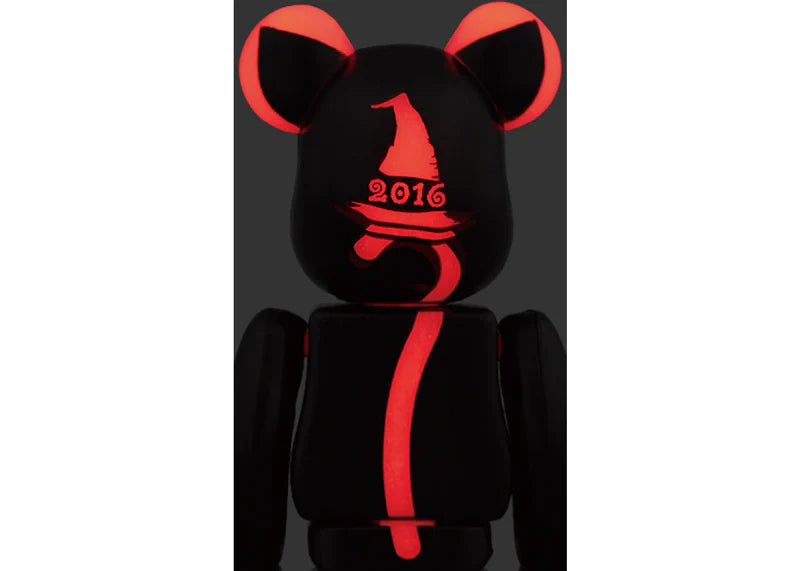 Bearbrick 2016 Halloween 400% Black/Red