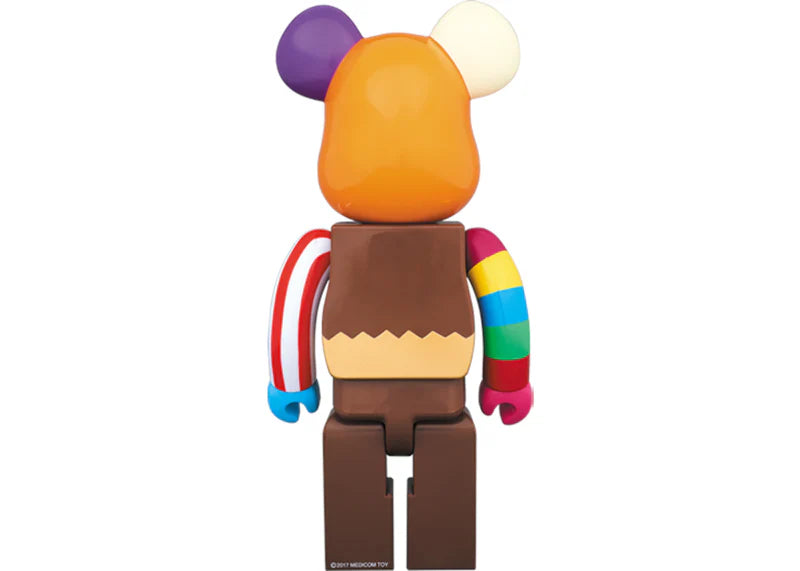 Bearbrick 2017 Halloween 400% Multi