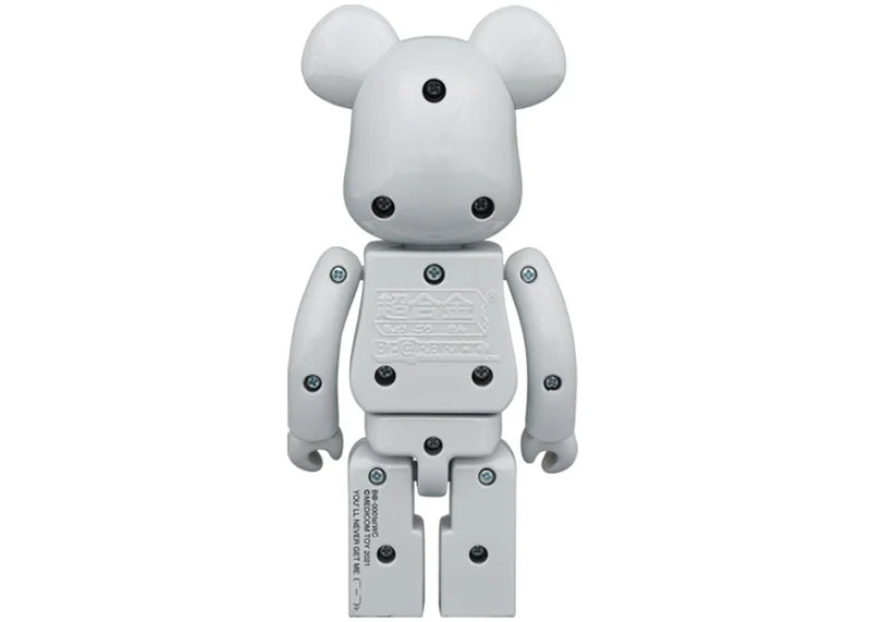 Bearbrick 20th Anniversary 1st Model 200% White Chrome