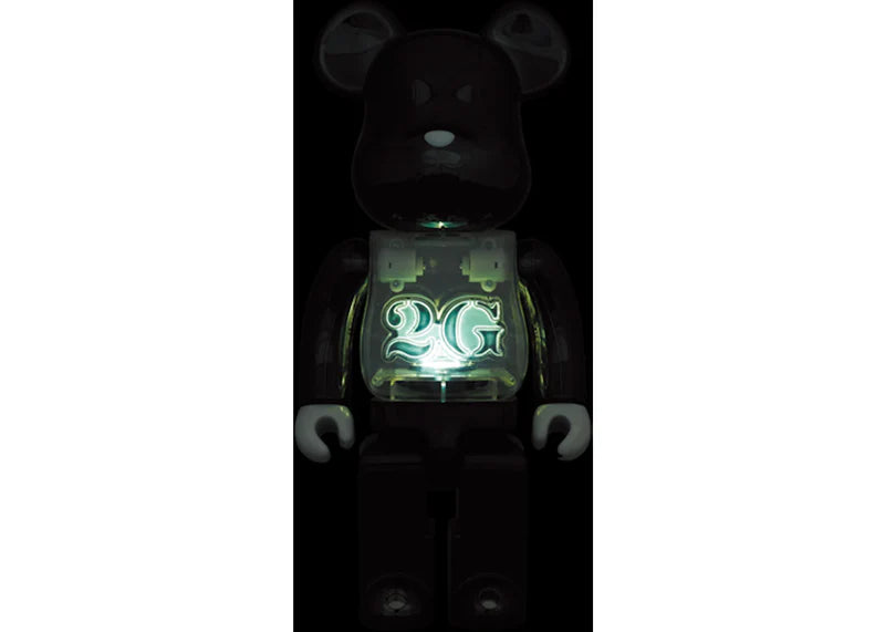 Bearbrick 2G Exclusive 2G Black Chrome 100% & 400% Set