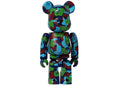 Bearbrick A Bathing Ape 28th Anniversary Camo #1 100% Green/Red/Blue