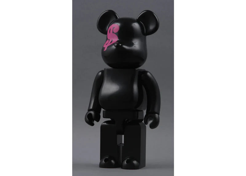 Bearbrick Andy Warhol by Hysteric Glamour 50% & 400% Set Black