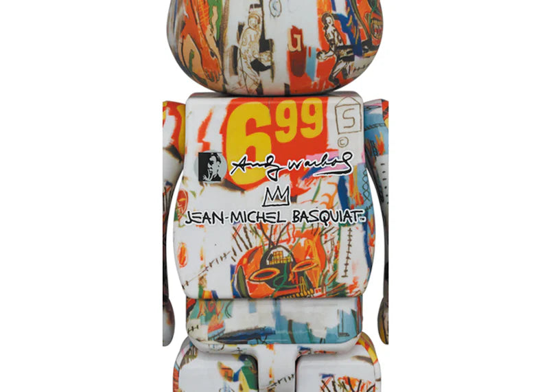 Bearbrick Andy Warhol x JEAN-MICHEL BASQUIAT #4 400%