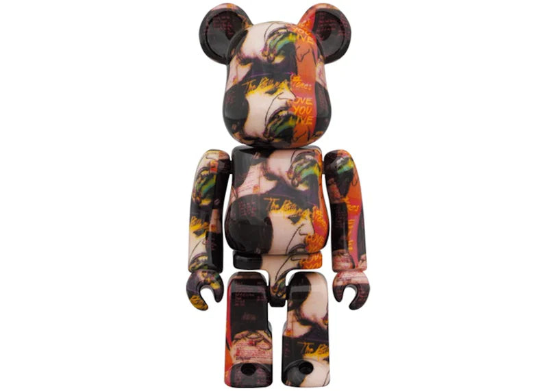 Bearbrick Andy Warhol x The Rolling Stones (Love You Live) 100% & 400% Set