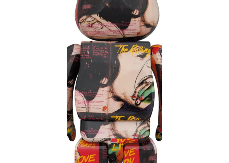 Bearbrick Andy Warhol x The Rolling Stones (Love You Live) 100% & 400% Set