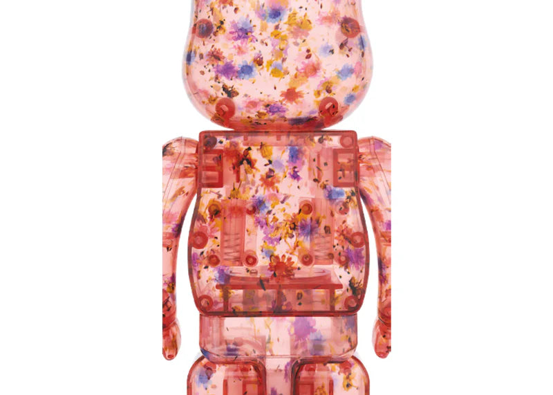 Bearbrick Anrealage (Clear Red ver.) 100% & 400% Set Red