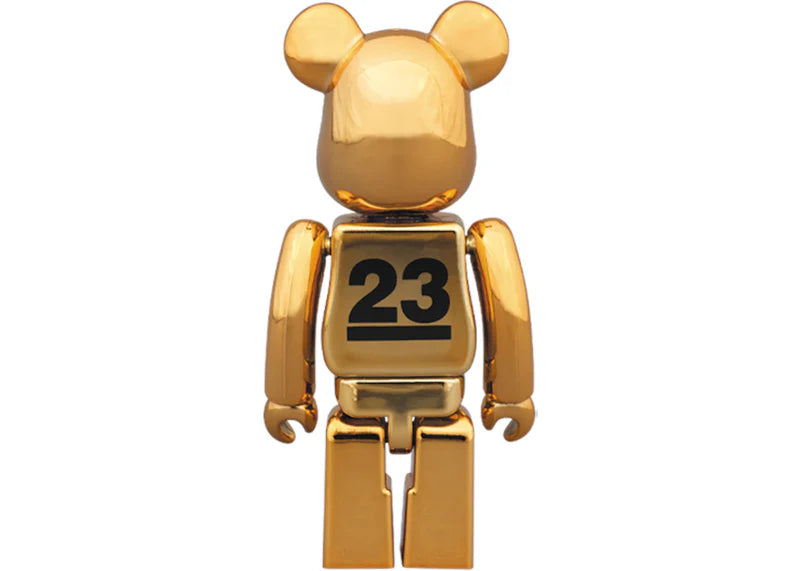 Bearbrick BAPE 23th Anniversary 100% Gold