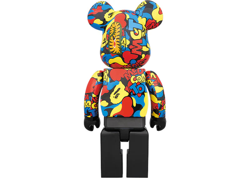 Bearbrick BAPE Camo Shark 400% Multi