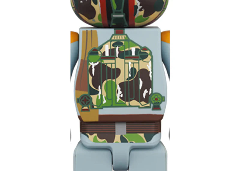 Bearbrick BAPE x STAR WARS BOBA FETT 100% & 400% Set