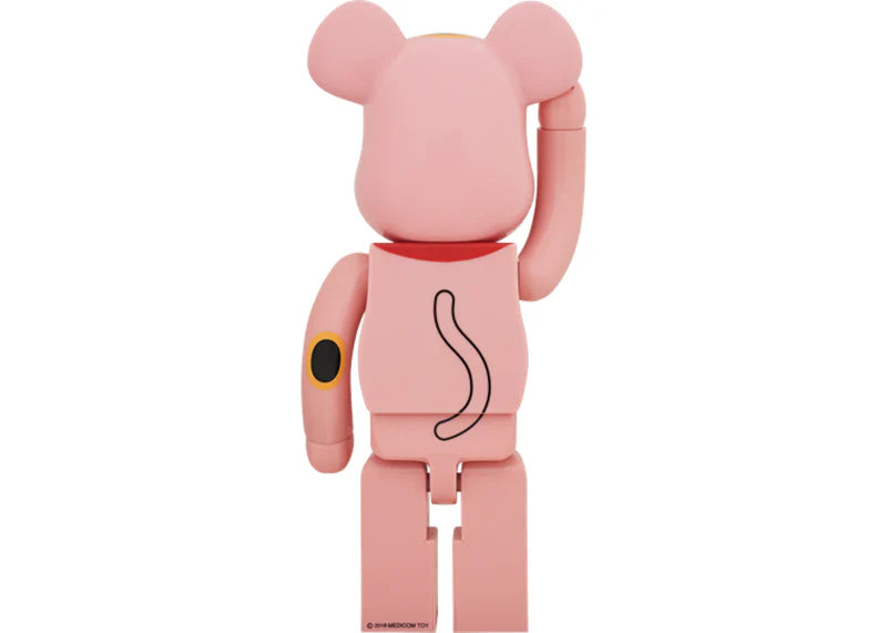 Bearbrick Beckoning Cat Phosphorescent 1000% Red