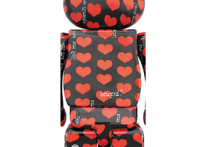 Bearbrick Black Heart 100% & 400% Set