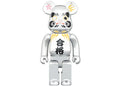 Bearbrick Bodhidharma Passed 400% Silver Plated