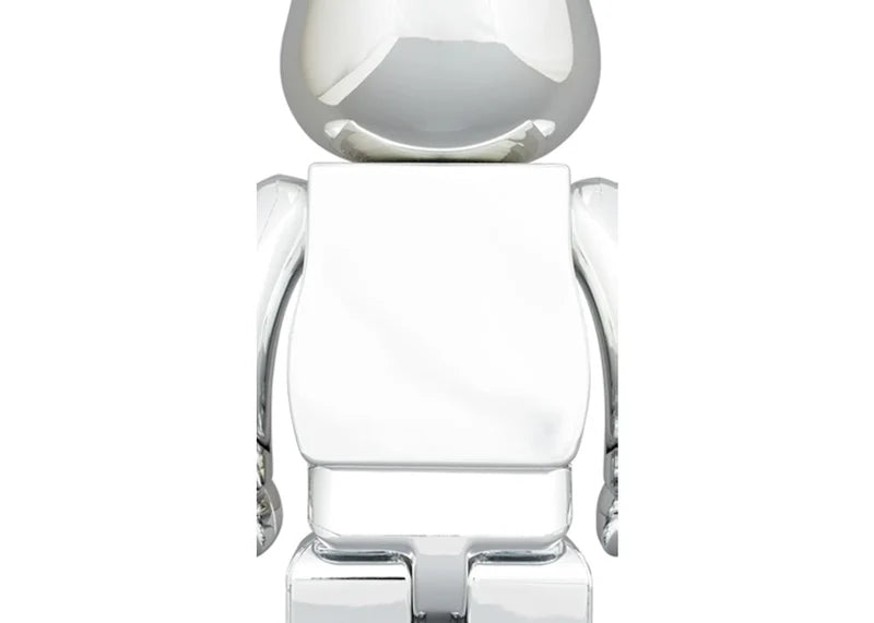 Bearbrick Bodhidharma Passed 400% Silver Plated