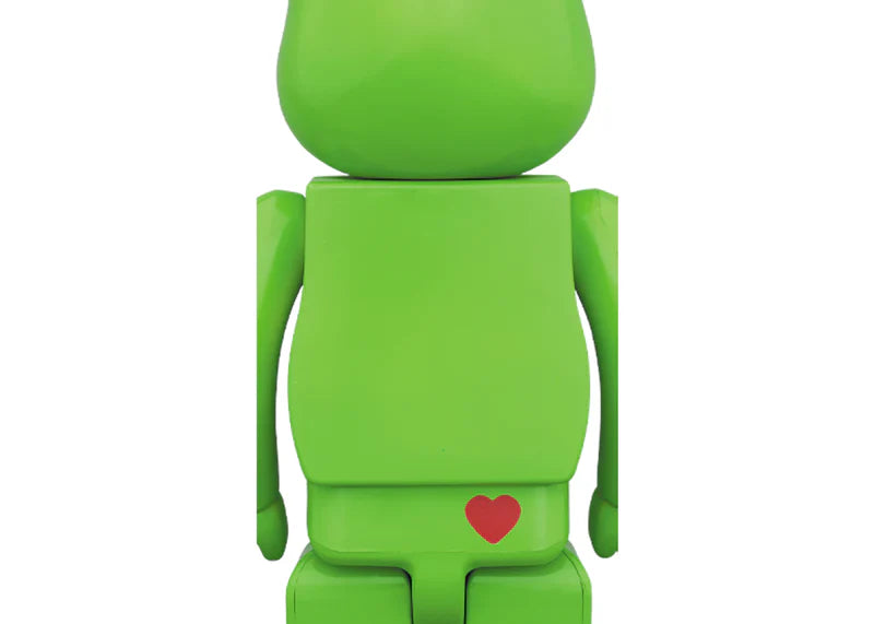 Bearbrick Care Bear (TM) Good Luck Bear 100% Green
