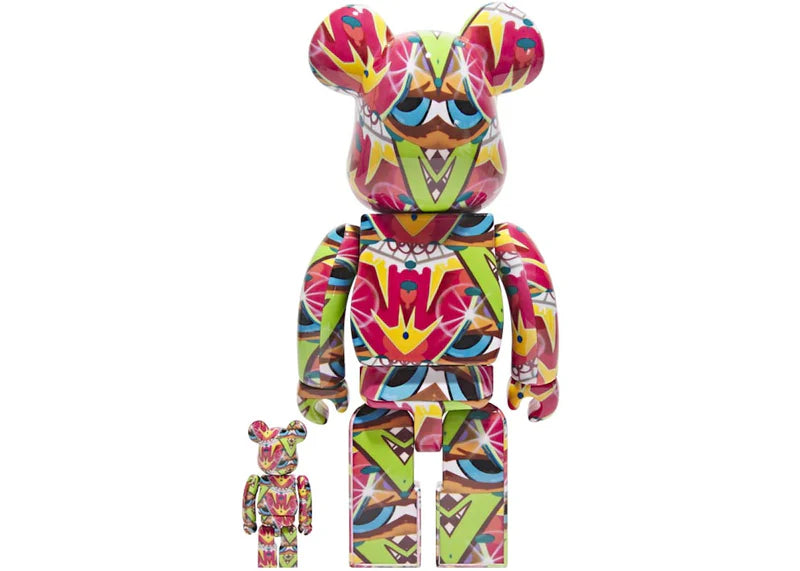 Bearbrick CRASH 100% & 400% Set Multi