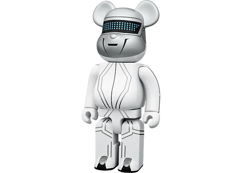 Bearbrick Daft Punk Tron Legacy Ver. 2 Pack 400% Silver