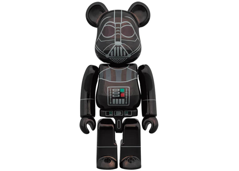 Bearbrick Darth Vader (Rogue One Ver.) 100% & 400% Set Chrome Ver.