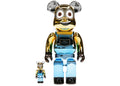 Bearbrick DAVE 100% & 400% Set CHROME Ver.