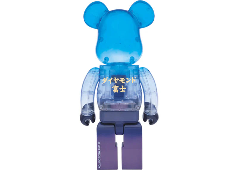 Bearbrick Diamond Fuji 400% Blue