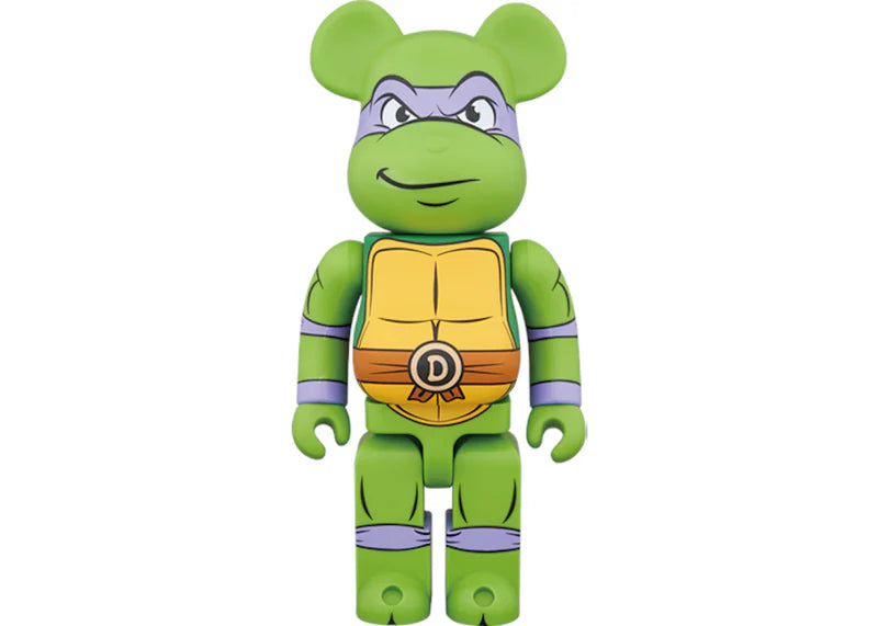 Bearbrick Donatello 100% & 400% Set Green