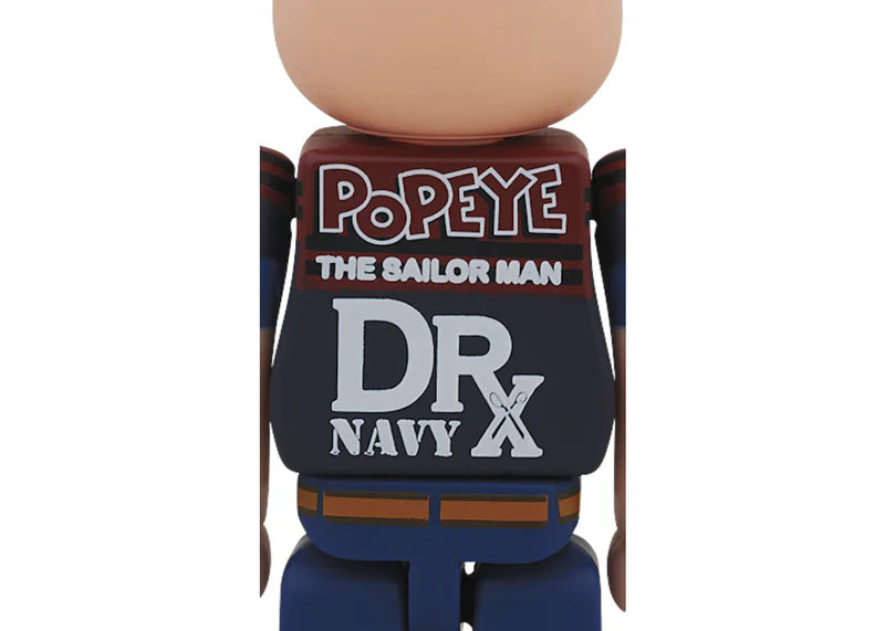 Bearbrick DRX Navy Popeye The Sailor Man 400% Blue