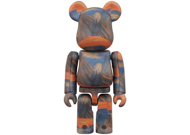 Bearbrick Edvard Munch (Scream) 100% & 400% Set