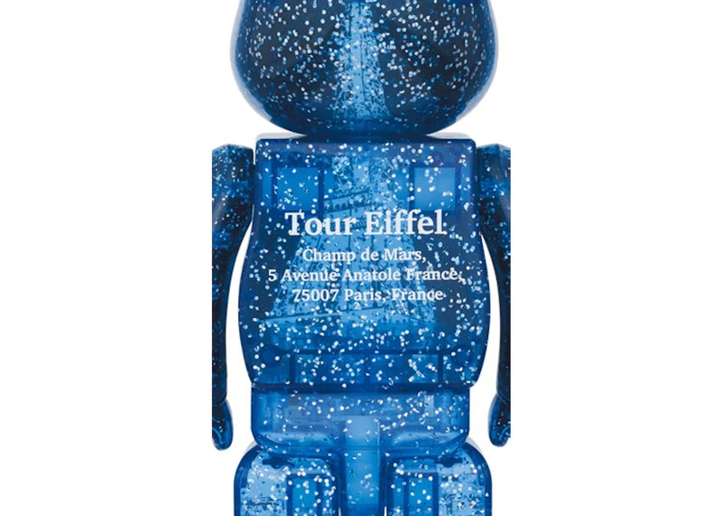 Bearbrick Eiffel Tower Sparkling 100% & 400% Set