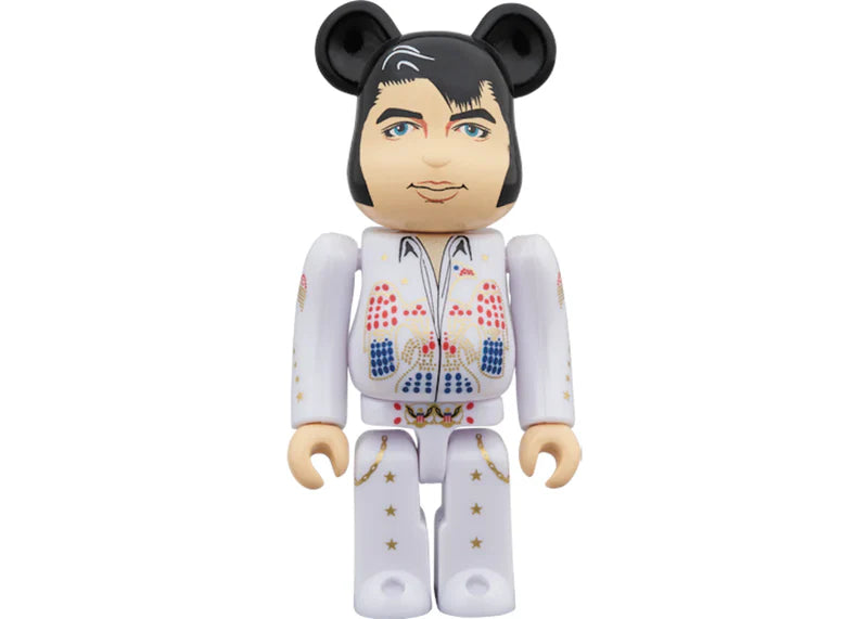 Bearbrick Elvis Presley 100% & 400% White