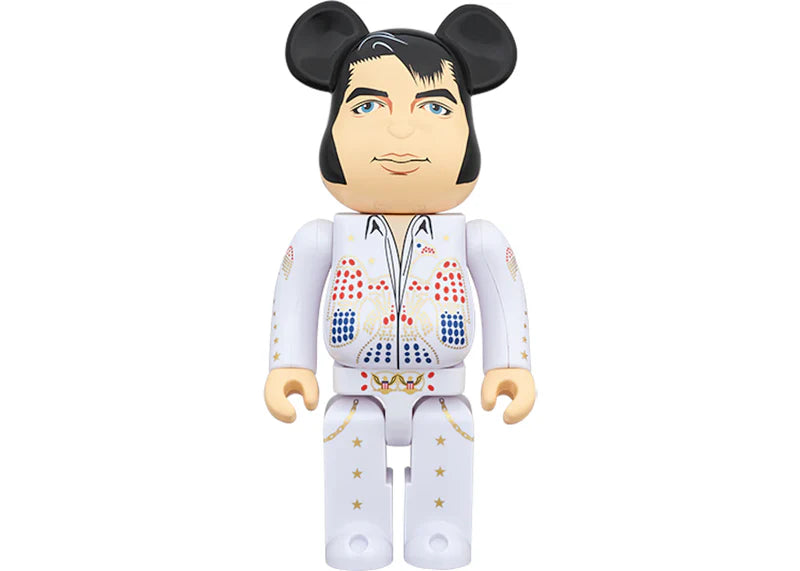 Bearbrick Elvis Presley 100% & 400% White