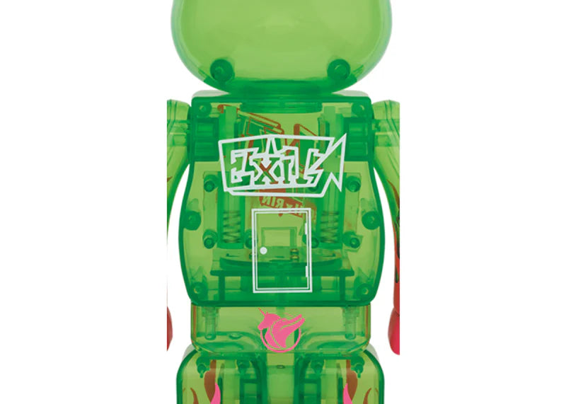 Bearbrick Exit 400% Green