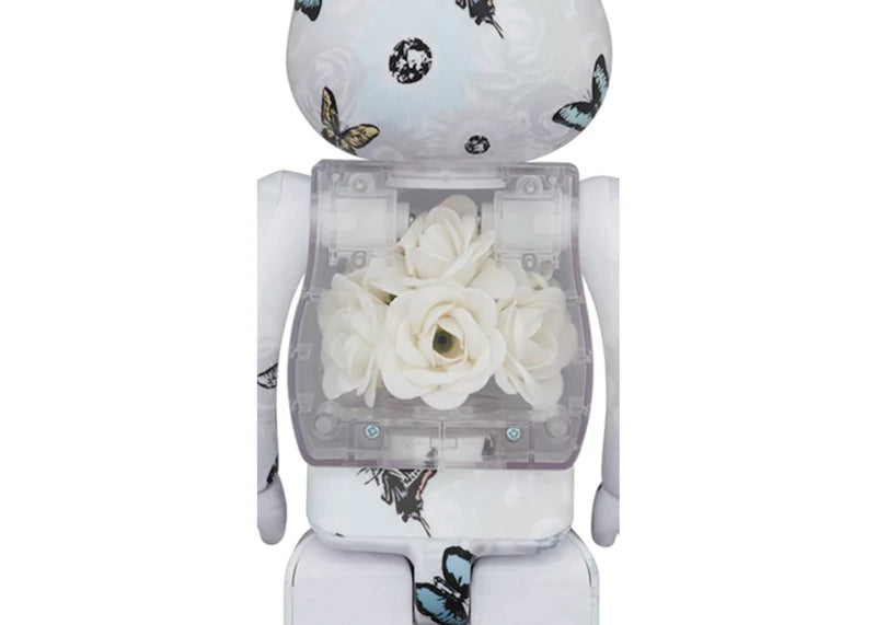 Bearbrick Flora (Flower) #2 400% White