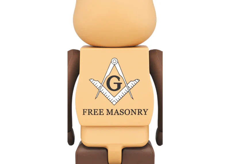 Bearbrick Freemasonry 100% & 400% Set Brown