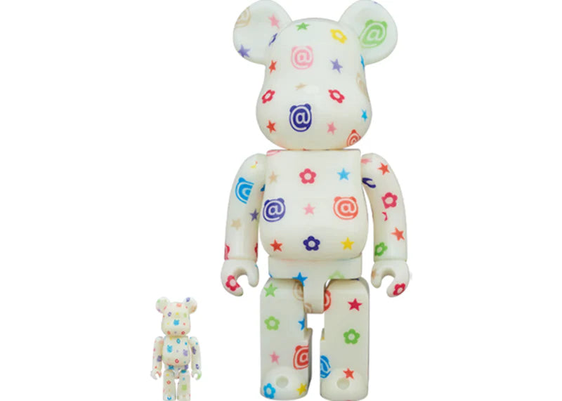 Bearbrick Glow In The Dark Version 100% & 400% Set Multicolor