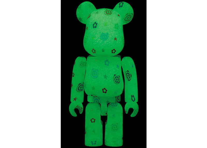 Bearbrick Glow In The Dark Version 100% & 400% Set Multicolor