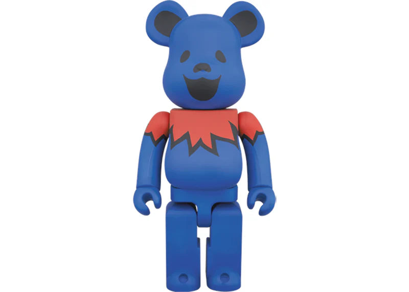 Bearbrick Grateful Dead Dancing Bear 400% Blue
