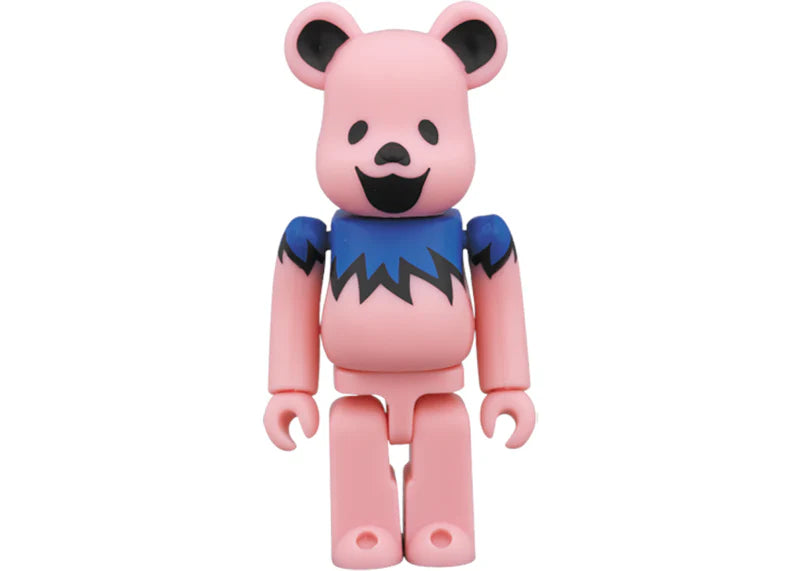 Bearbrick Grateful Dead Dancing Bears 100% Pink