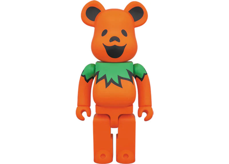 Bearbrick Grateful Dead Dancing Bears 400% Orange