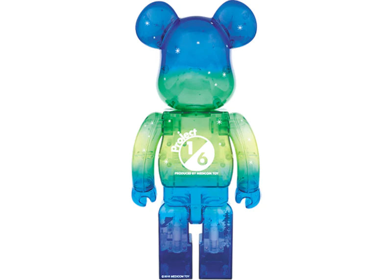 Bearbrick Great Slave Lake / Diamond Head 400% Blue/Green