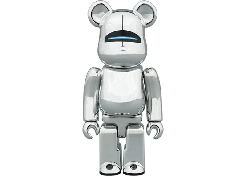 Bearbrick Hajime Sorayama Sexy Robot 100% & 400% Set Chrome