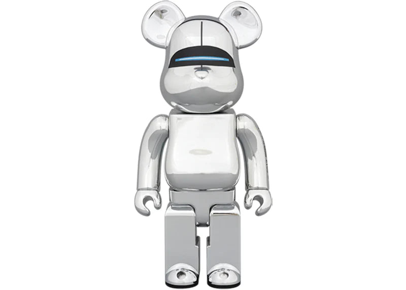 Bearbrick Hajime Sorayama Sexy Robot 100% & 400% Set Chrome