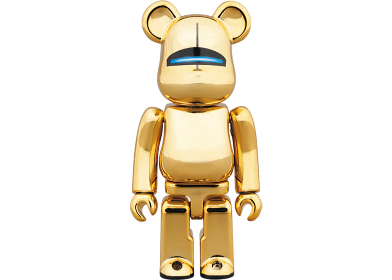 Bearbrick Hajime Sorayama Sexy Robot 100% & 400% Set Gold
