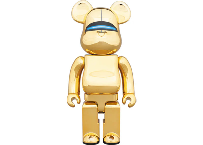 Bearbrick Hajime Sorayama Sexy Robot 100% & 400% Set Gold