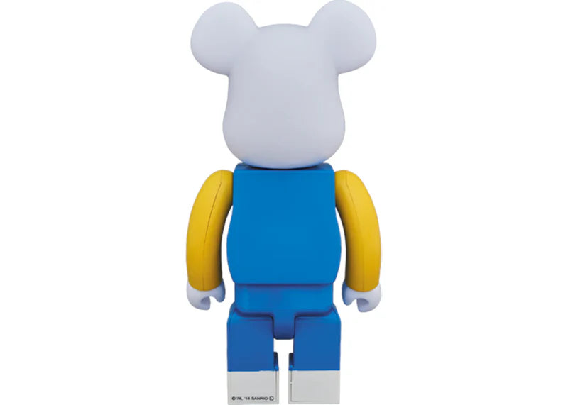 Bearbrick Hello Kitty (Blue Overall Ver.) 400% White