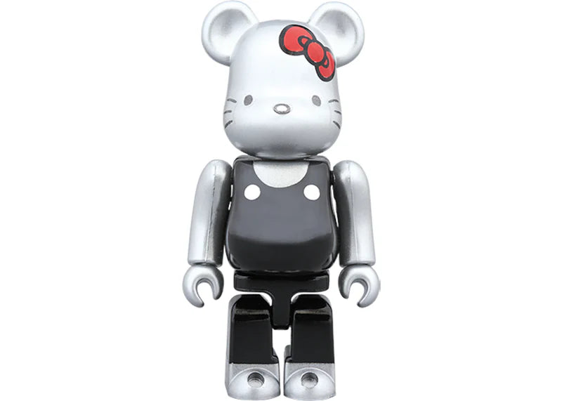 Bearbrick Hello Kitty Generation 00's 100% & 400% Silver